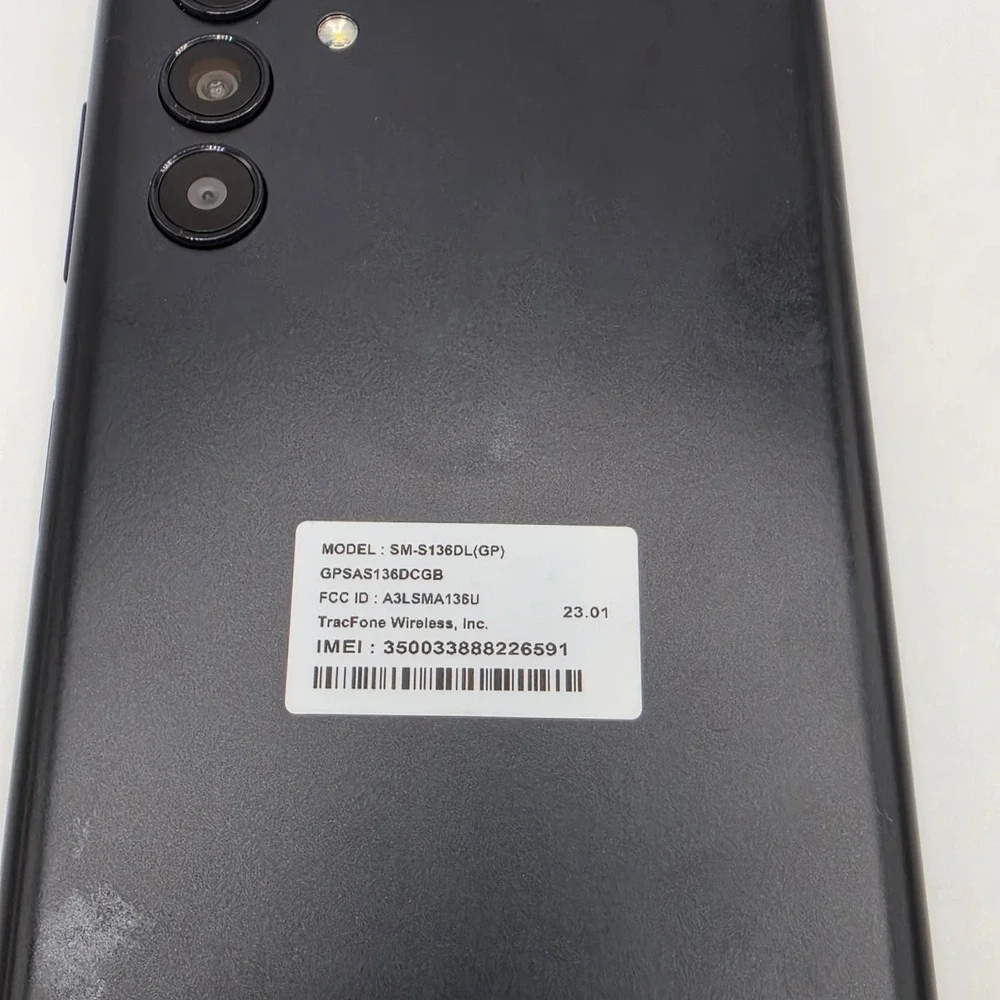Samsung‎ Galaxy A13 5G Smartphone 64GB Black TracFone SM-S136DL
